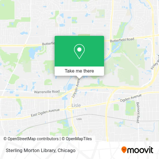 Sterling Morton Library map