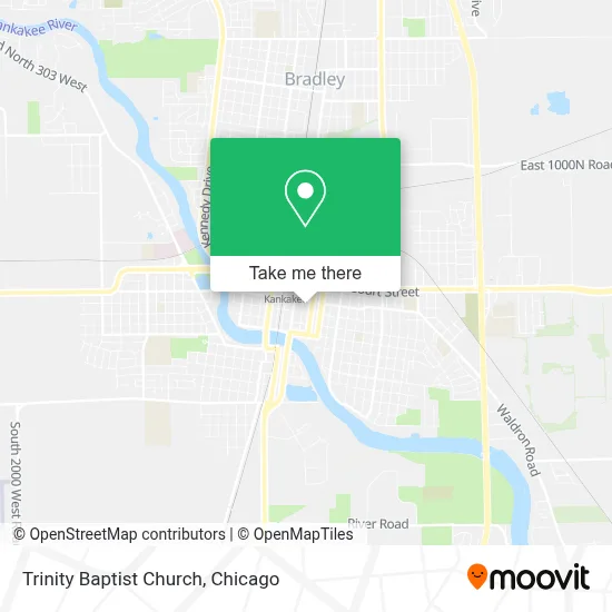 Trinity Baptist Church map