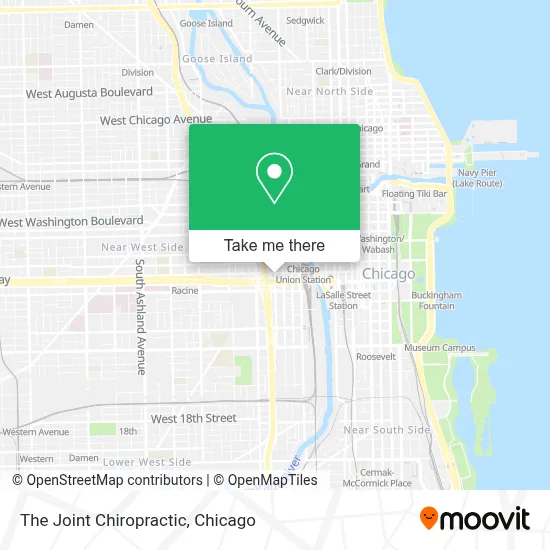 The Joint Chiropractic map