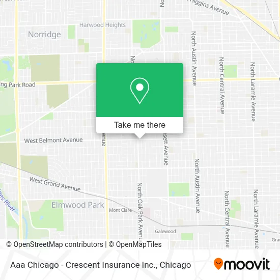 Aaa Chicago - Crescent Insurance Inc. map