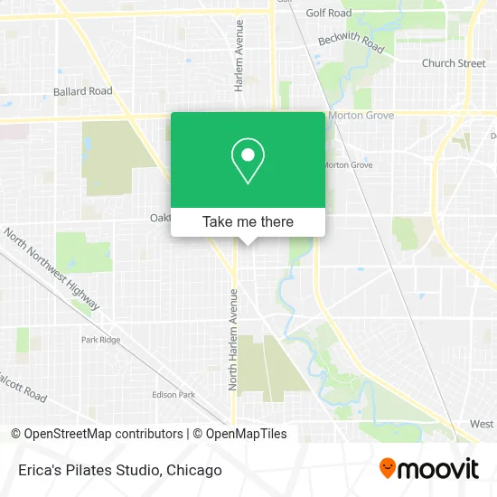 Erica's Pilates Studio map
