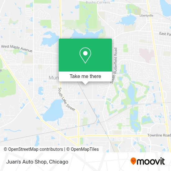 Juan's Auto Shop map