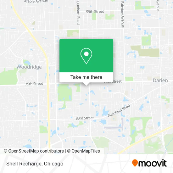 Shell Recharge map