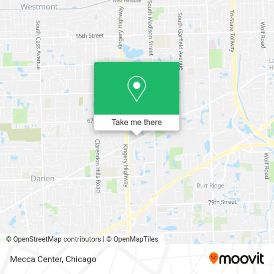Mecca Center map