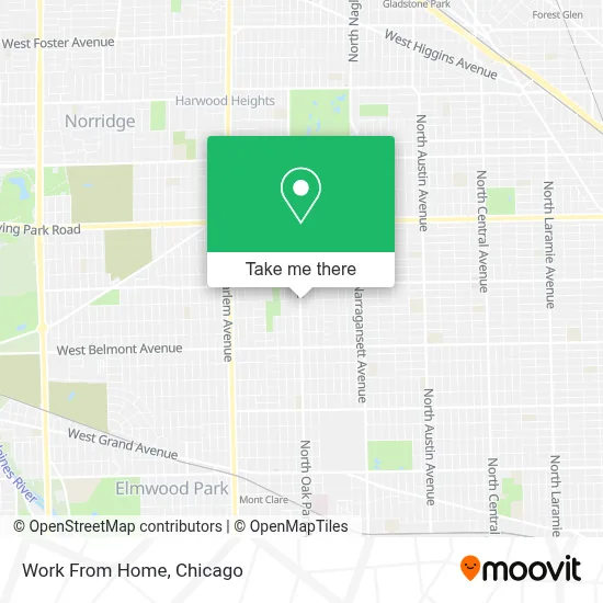 Work From Home map