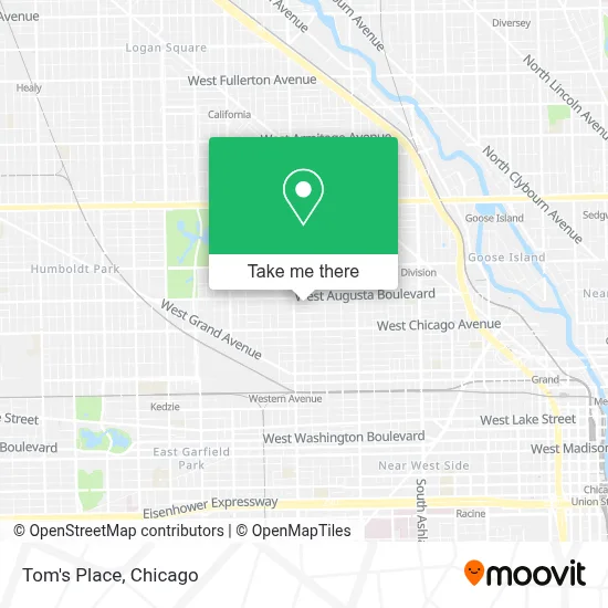 Tom's Place map