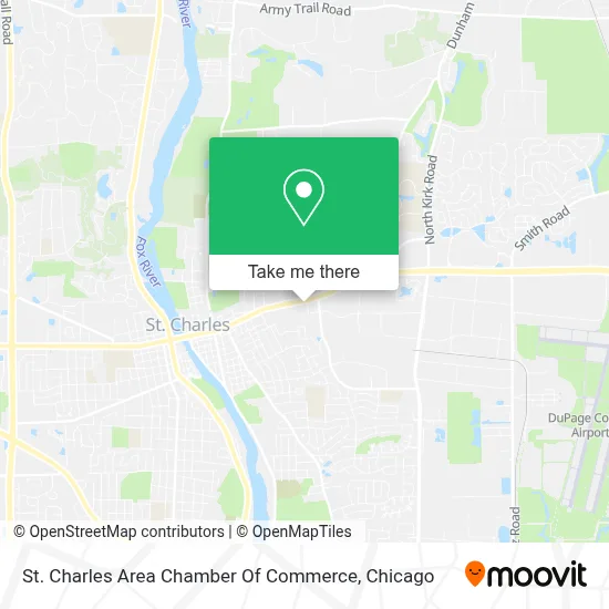 St. Charles Area Chamber Of Commerce map