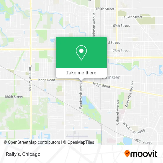 Rally's map