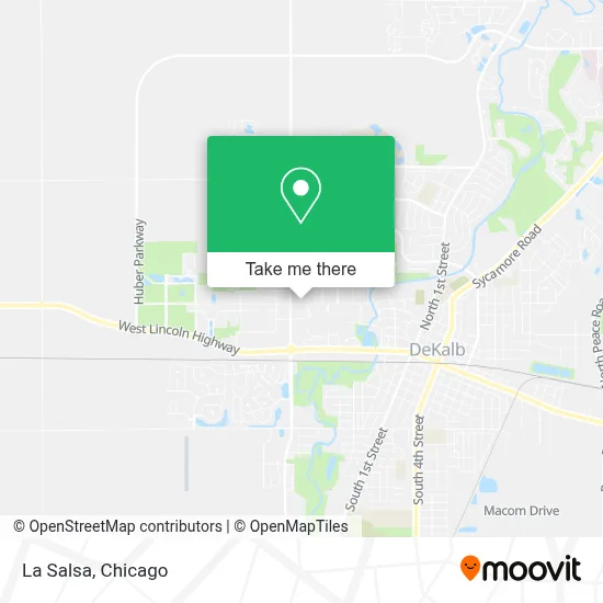 La Salsa map