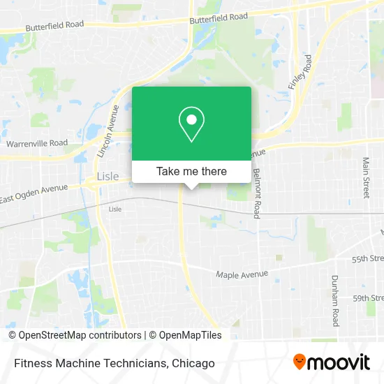 Fitness Machine Technicians map
