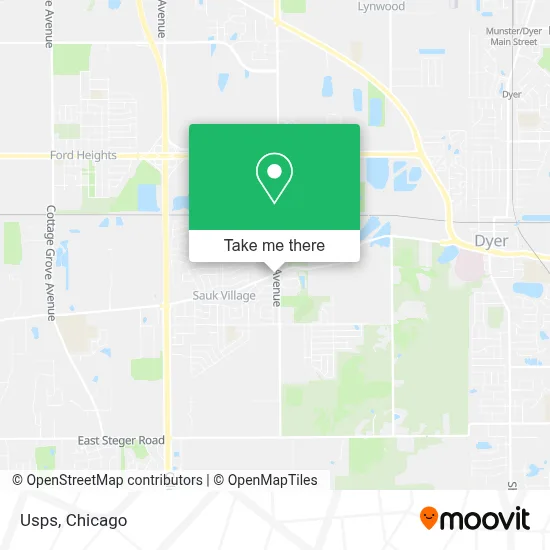 Usps map