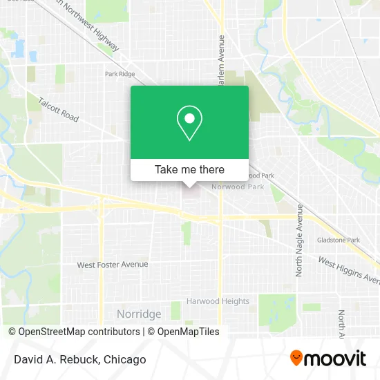 David A. Rebuck map