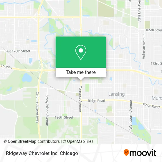 Ridgeway Chevrolet Inc map