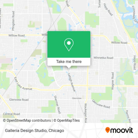 Galleria Design Studio map