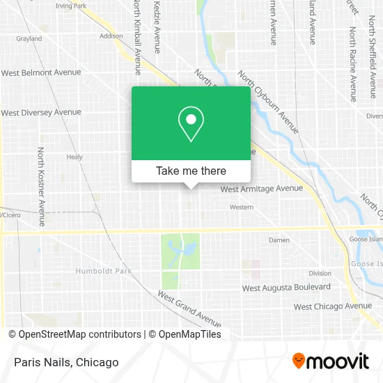 Paris Nails map