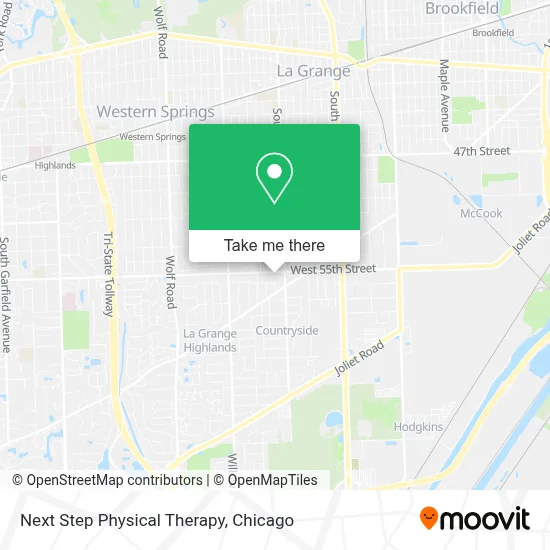 Next Step Physical Therapy map