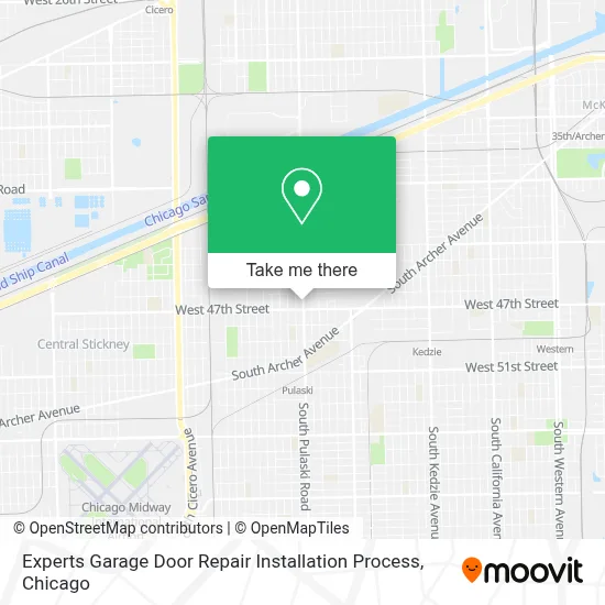 Experts Garage Door Repair Installation Process map