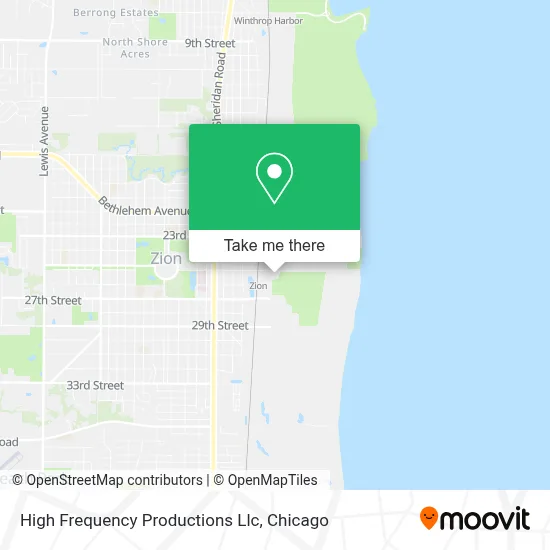 High Frequency Productions Llc map