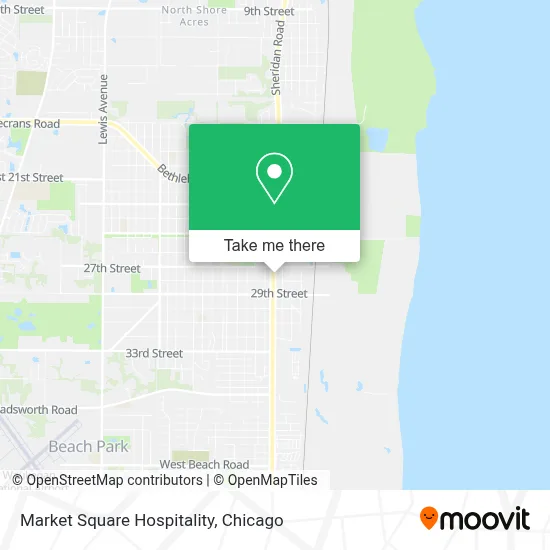 Market Square Hospitality map