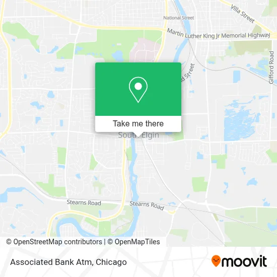 Associated Bank Atm map