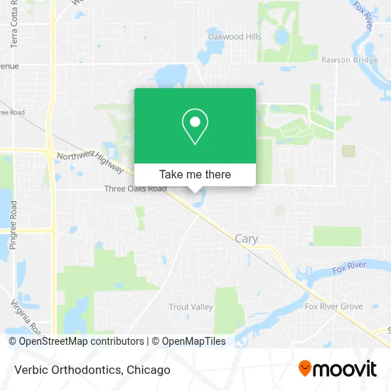 Verbic Orthodontics map