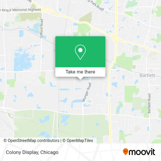 Colony Display map