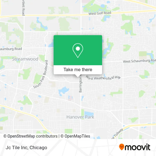 Jc Tile Inc map