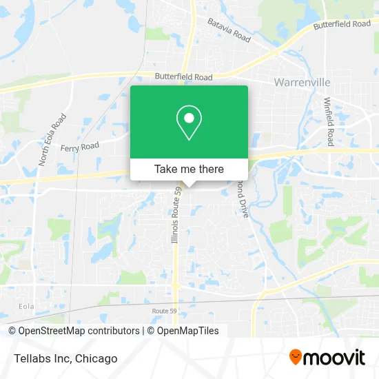 Tellabs Inc map