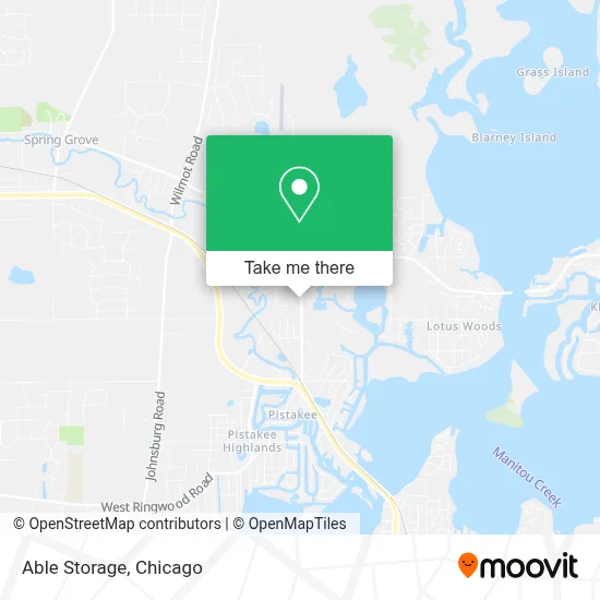 Able Storage map