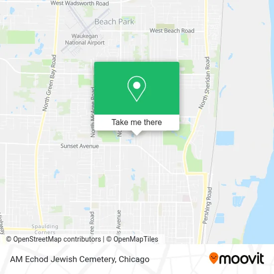 AM Echod Jewish Cemetery map