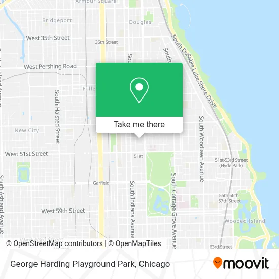 George Harding Playground Park map
