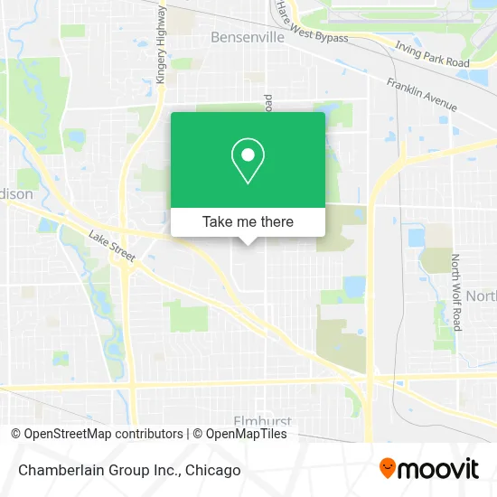 Chamberlain Group Inc. map