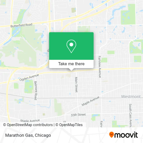 Marathon Gas map