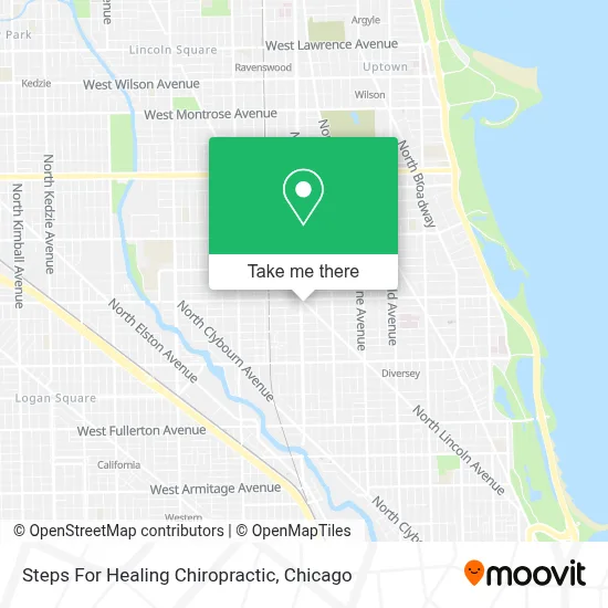 Steps For Healing Chiropractic map