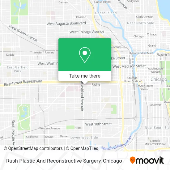 Rush Plastic And Reconstructive Surgery map
