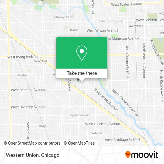 Western Union map