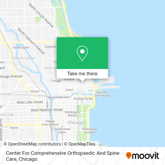 Center For Comprehensive Orthopaedic And Spine Care map