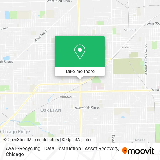 Ava E-Recycling | Data Destruction | Asset Recovery map
