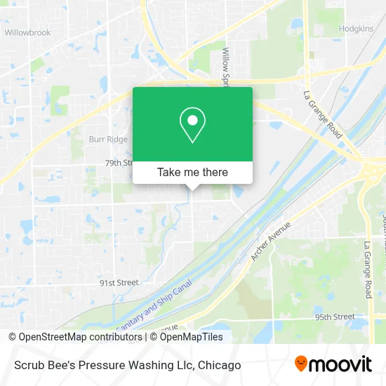 Scrub Bee's Pressure Washing Llc map