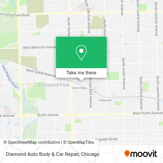 Diamond Auto Body & Car Repair map