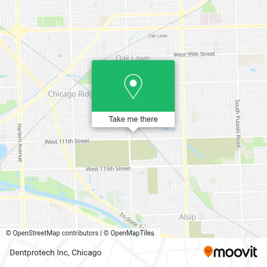 Dentprotech Inc map