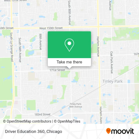 Driver Education 360 map