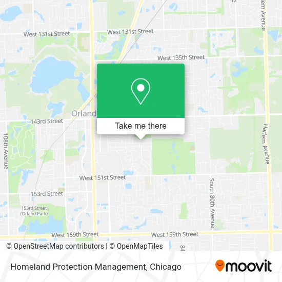 Homeland Protection Management map