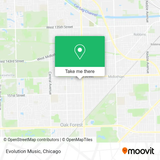Evolution Music map