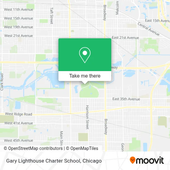 Gary Lighthouse Charter School map