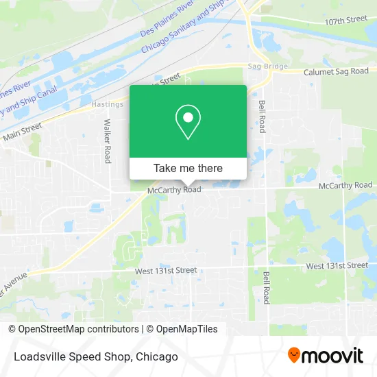 Loadsville Speed Shop map