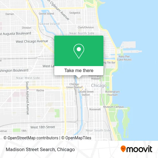 Madison Street Search map