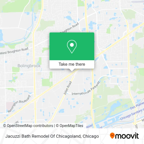 Jacuzzi Bath Remodel Of Chicagoland map