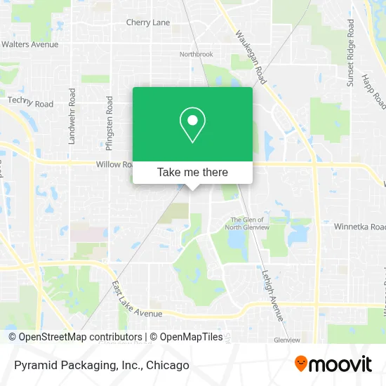 Pyramid Packaging, Inc. map