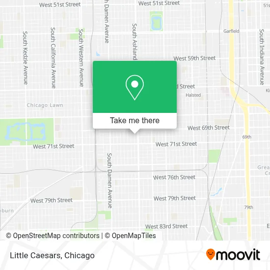 Little Caesars map